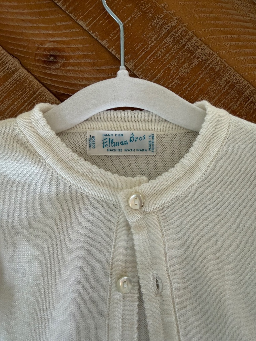 Feltman Brothers Cardigan size 3M